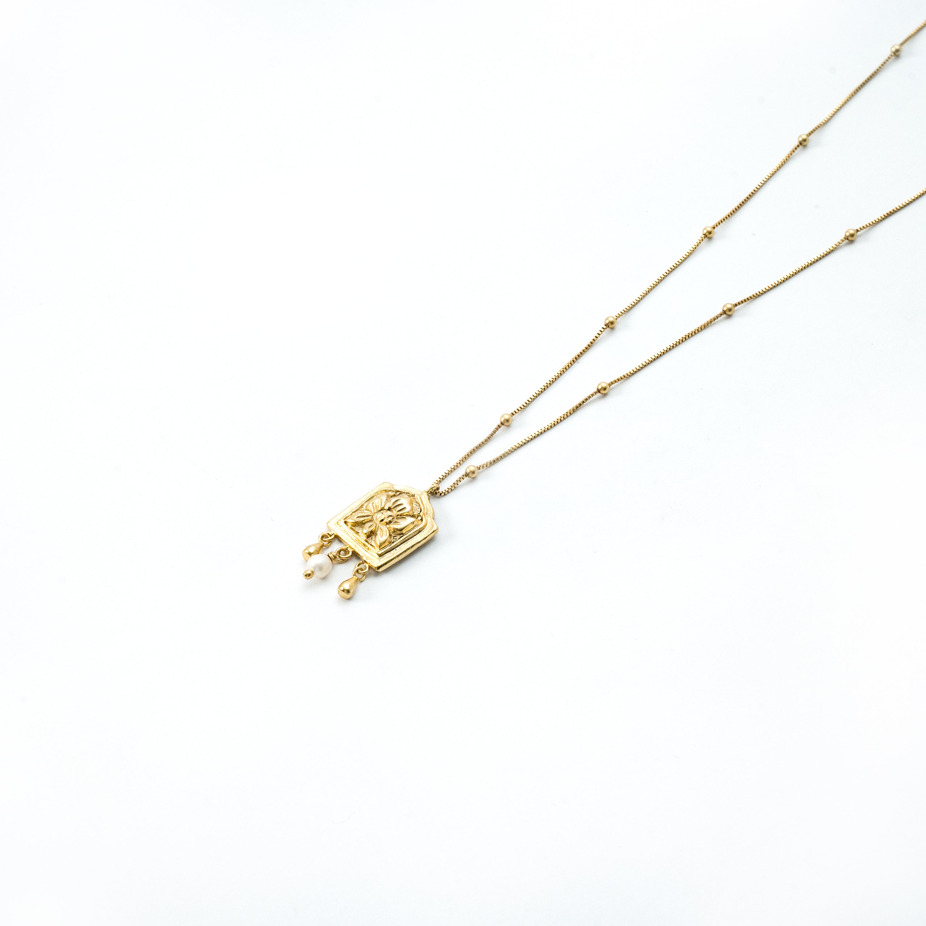 Lotus Whisper Pendant Necklace