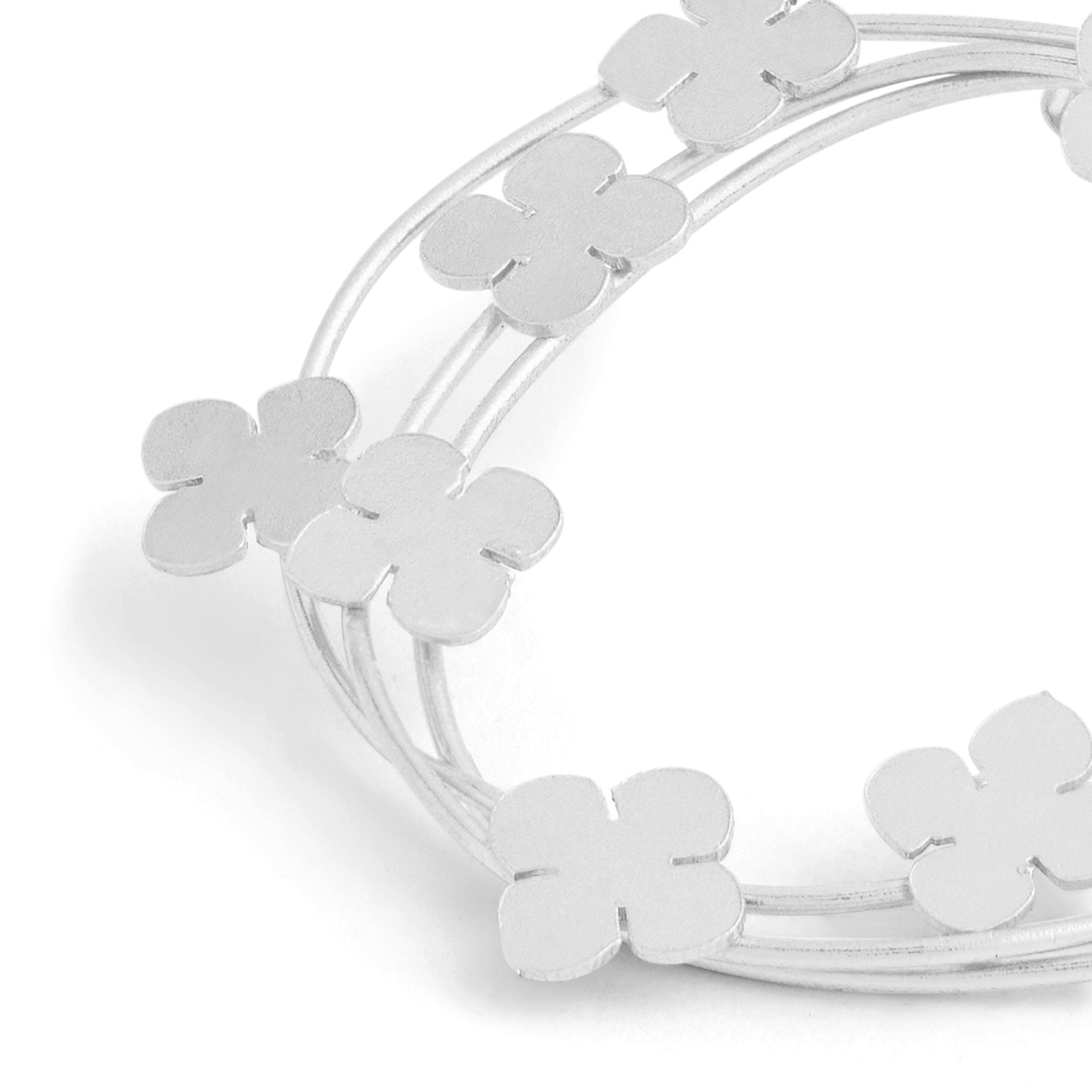 Floral Coiled Earring