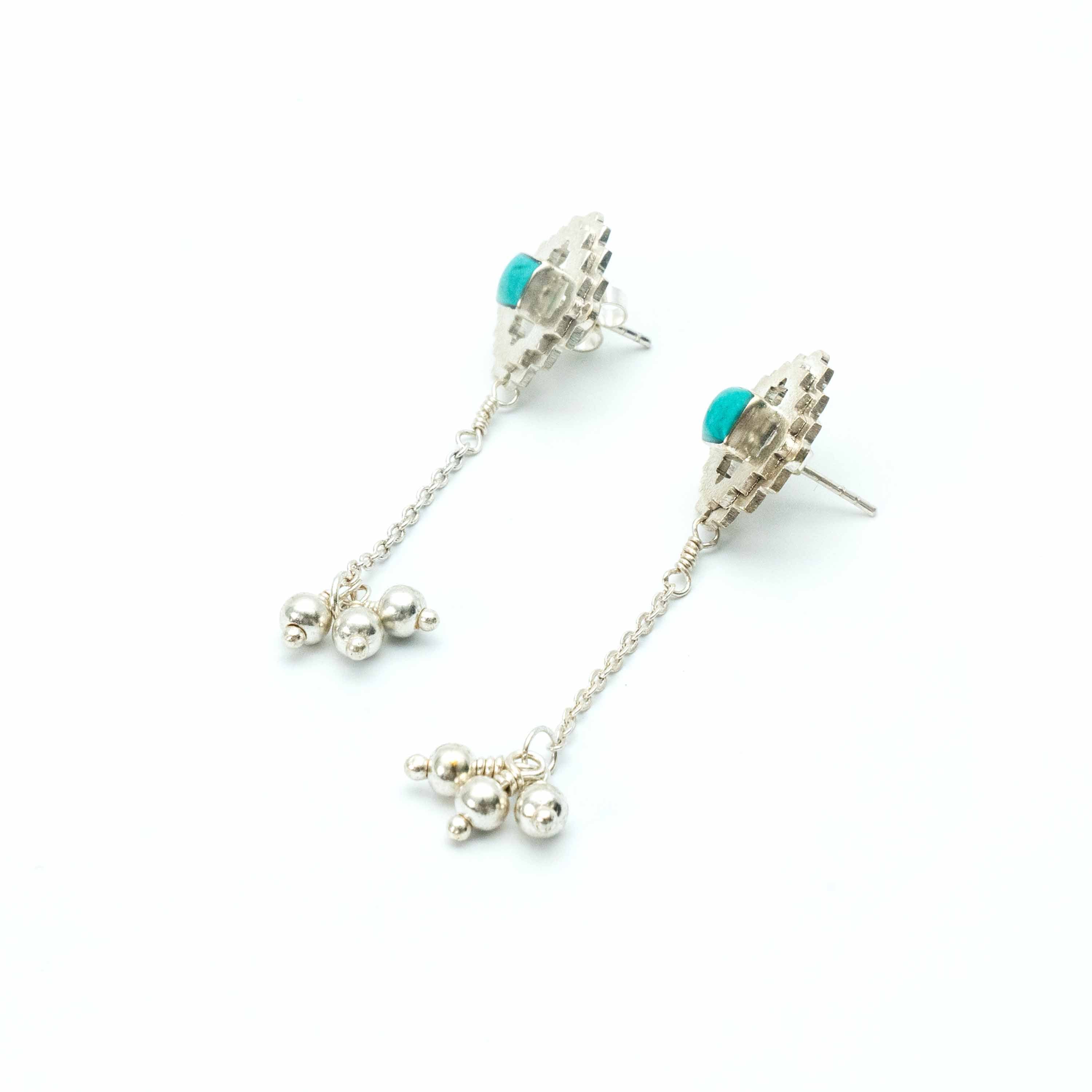 MANDALA BEAD EARRING
