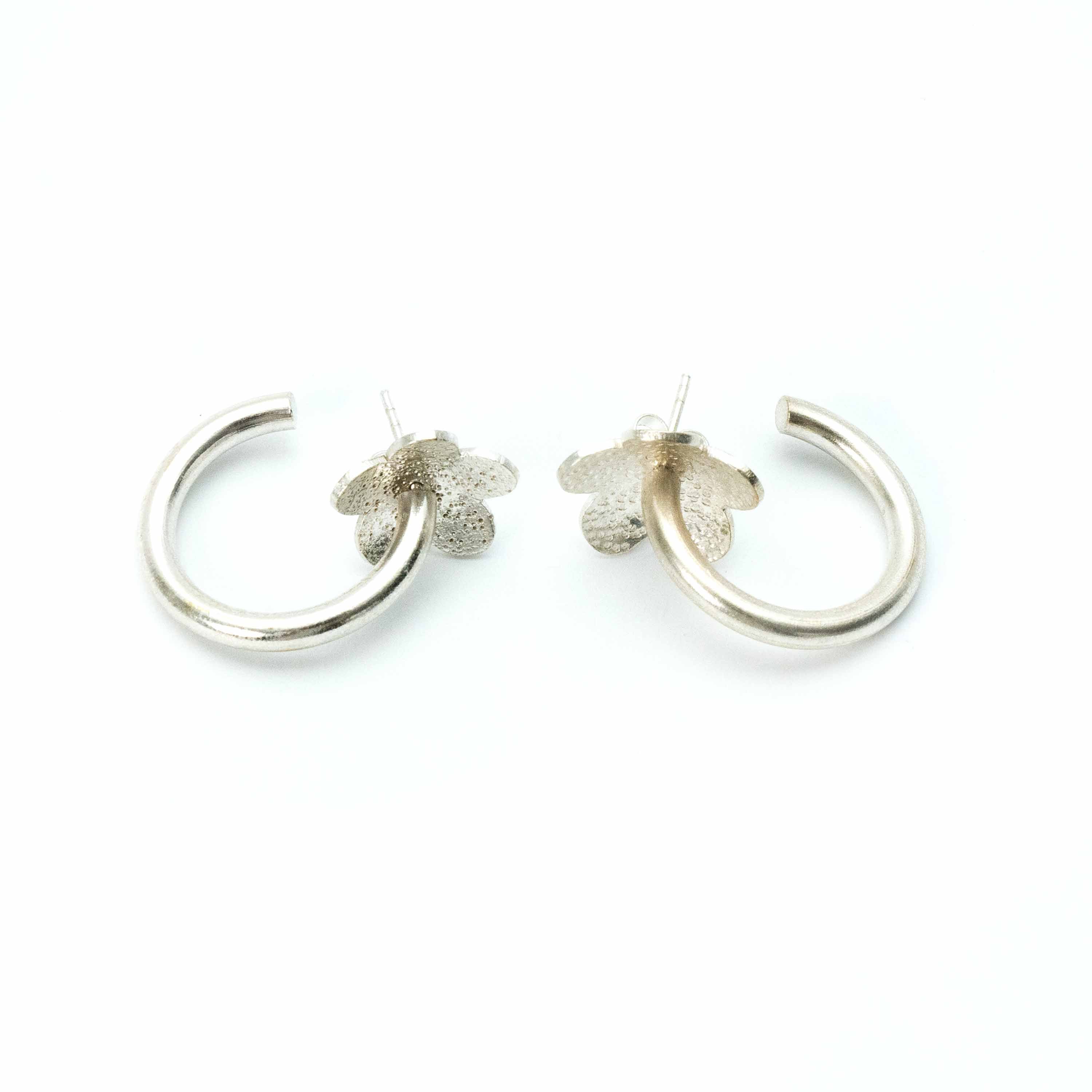 Flower Touch Hoops (Small)