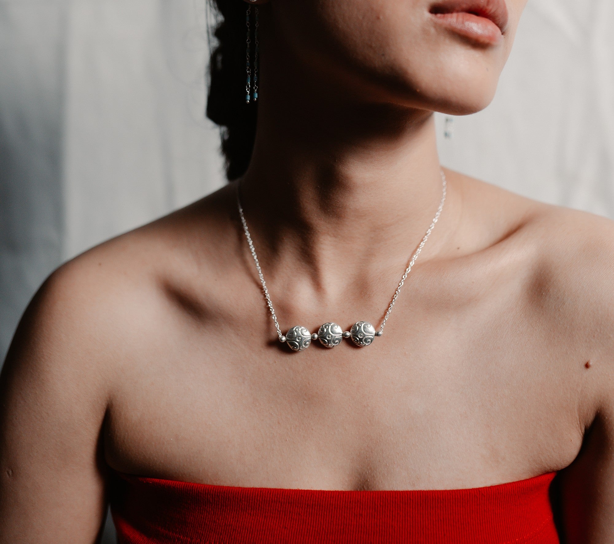 Three Amulet Necklace