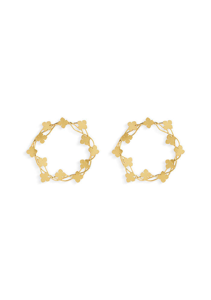 Floral Coiled Earring