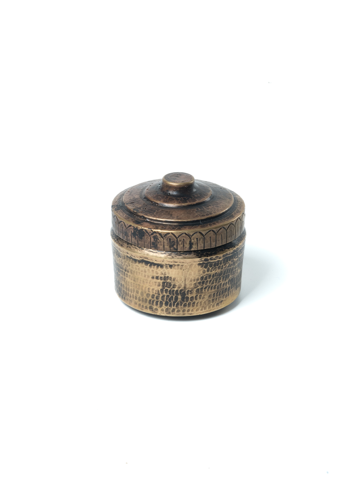 Brass Flame Candle: Beeswax Handmade Candle
