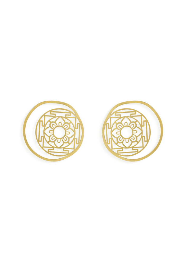Divine Circle Earrings