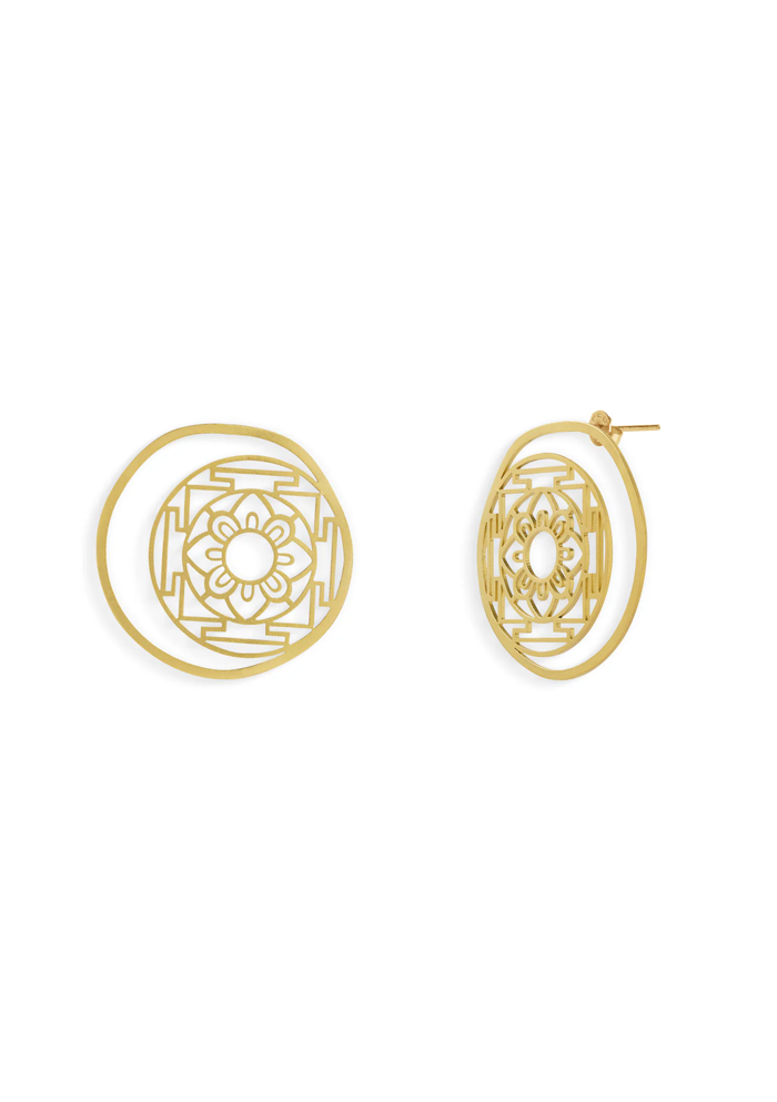 Divine Circle Earrings