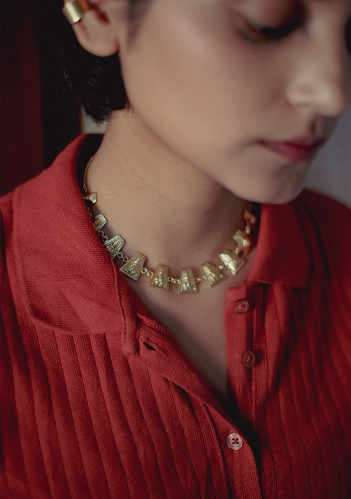 Flower Thread Choker