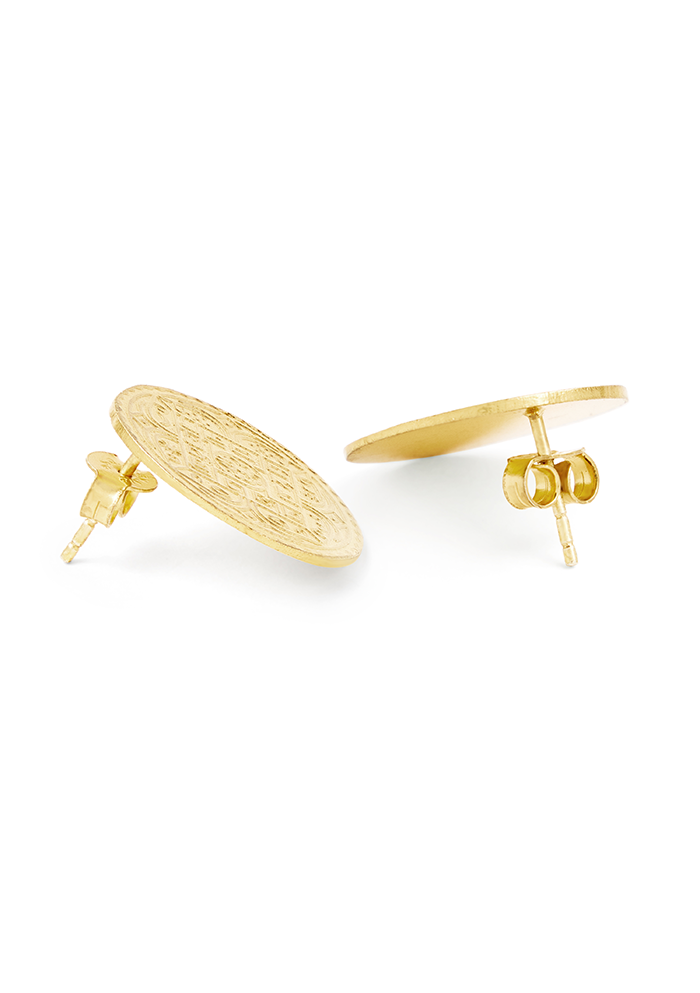 Nepali Coin Stud - Handmade In Nepal