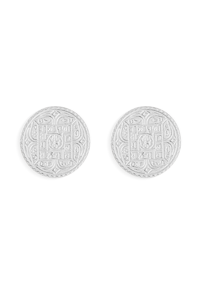 Nepali Coin Stud - Handmade In Nepal