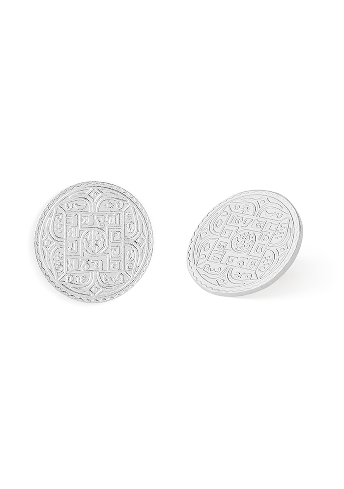 Nepali Coin Stud - Handmade In Nepal