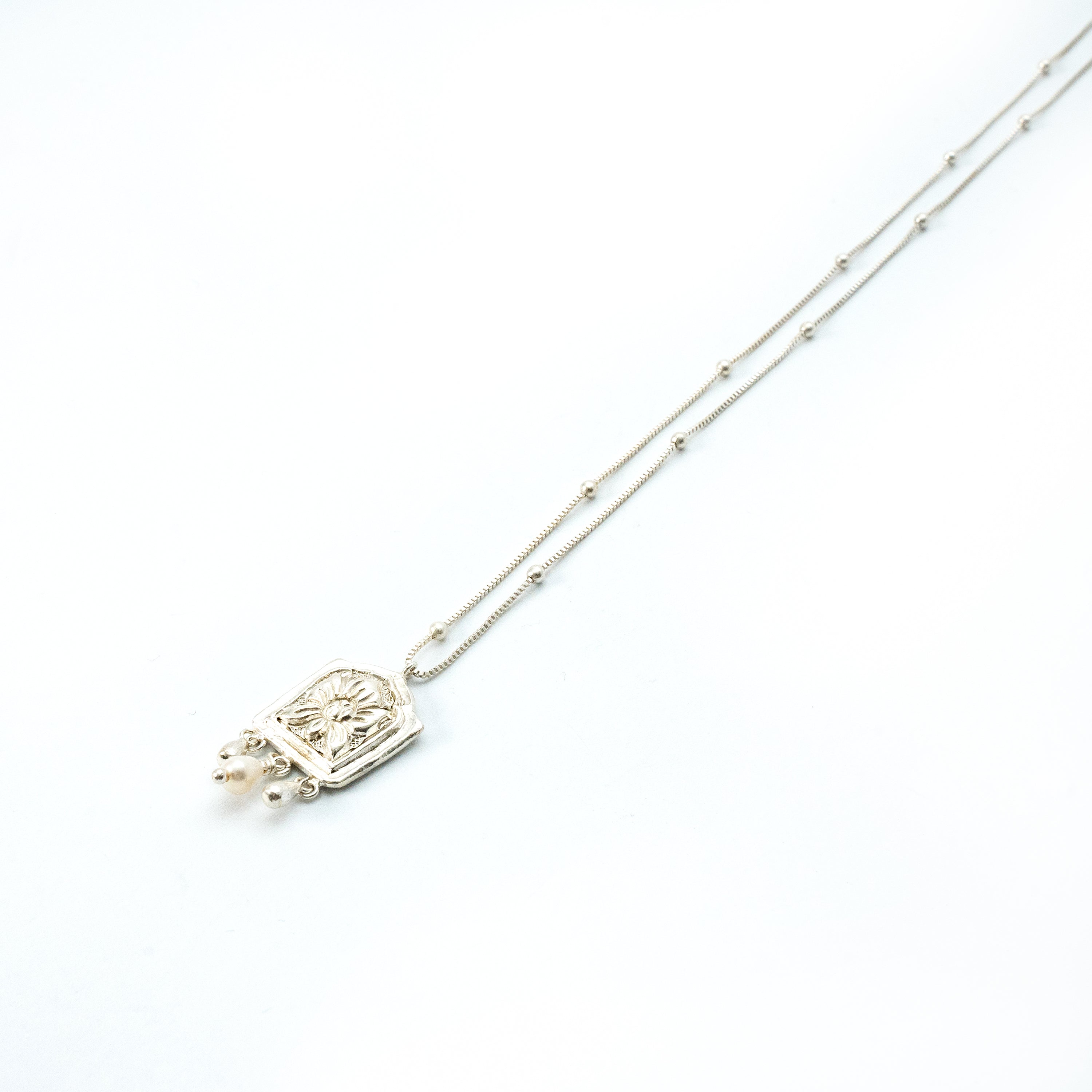 Lotus Whisper Pendant Necklace