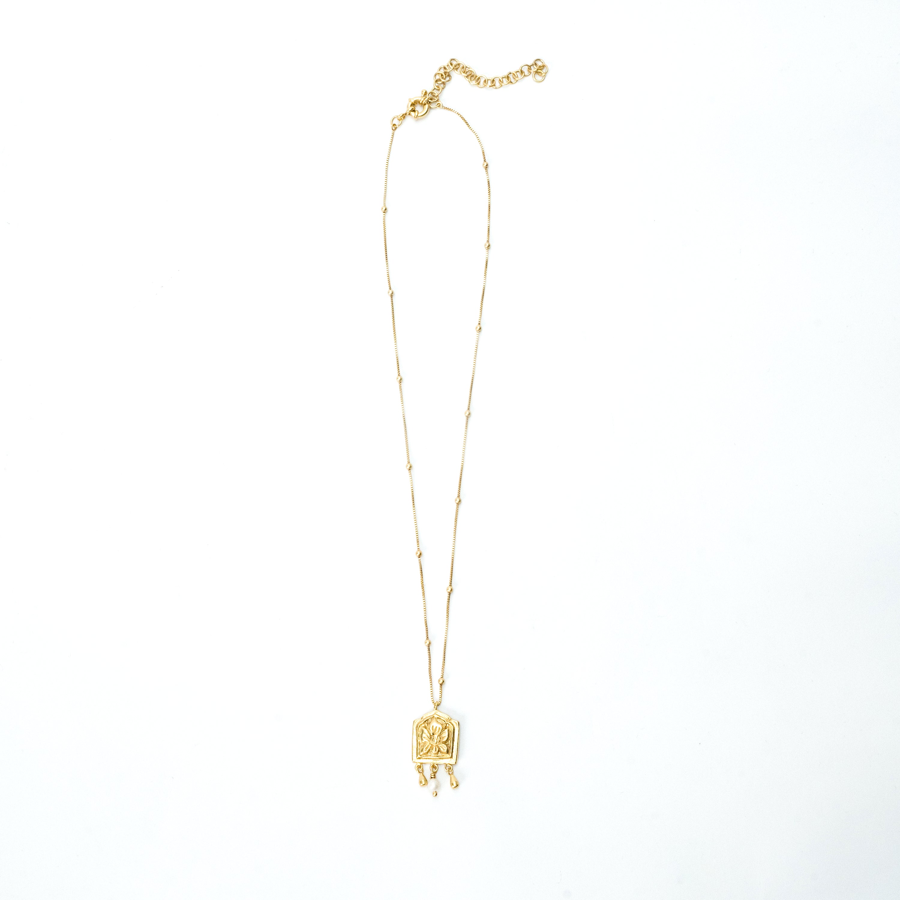 Lotus Whisper Pendant Necklace