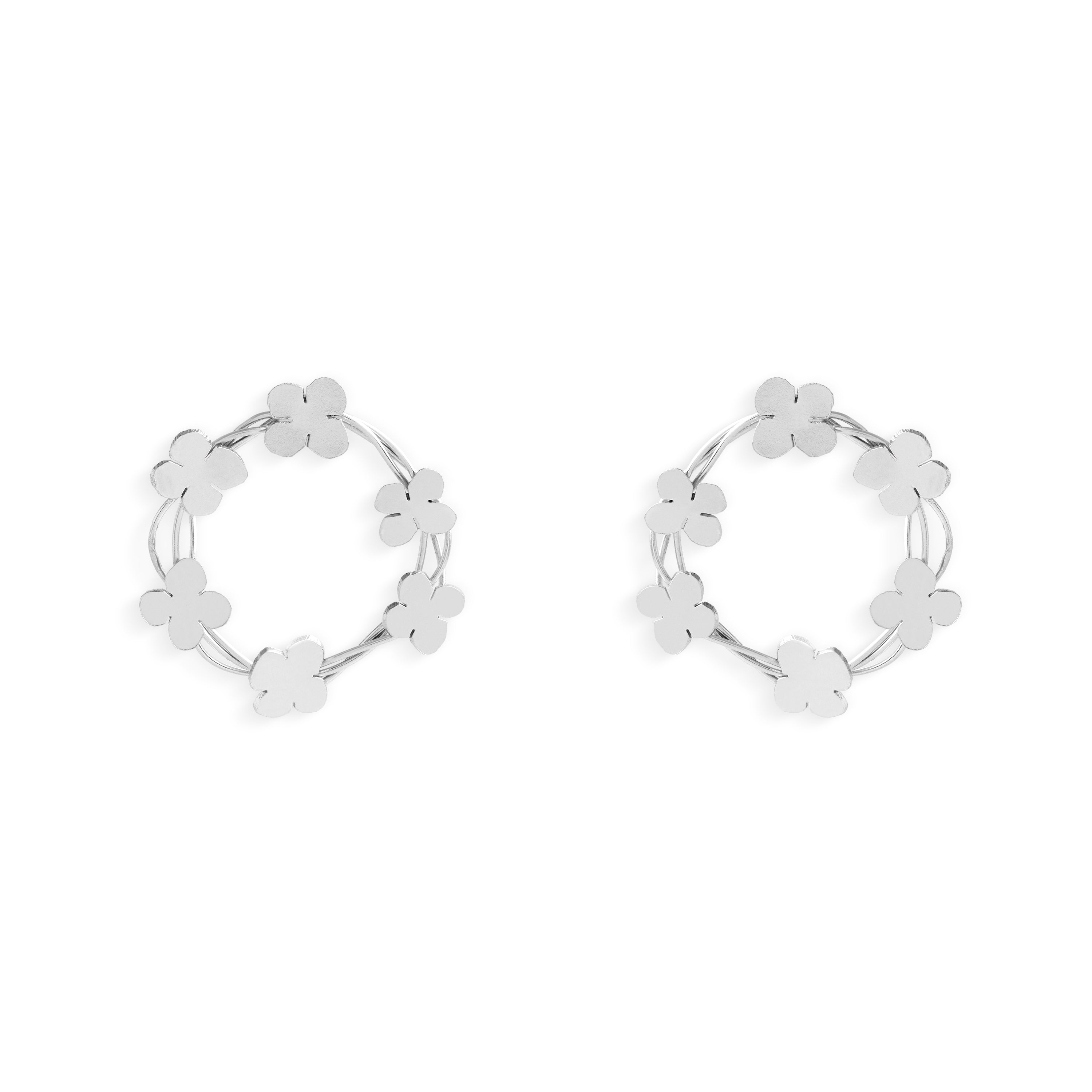 Floral Coiled Earring
