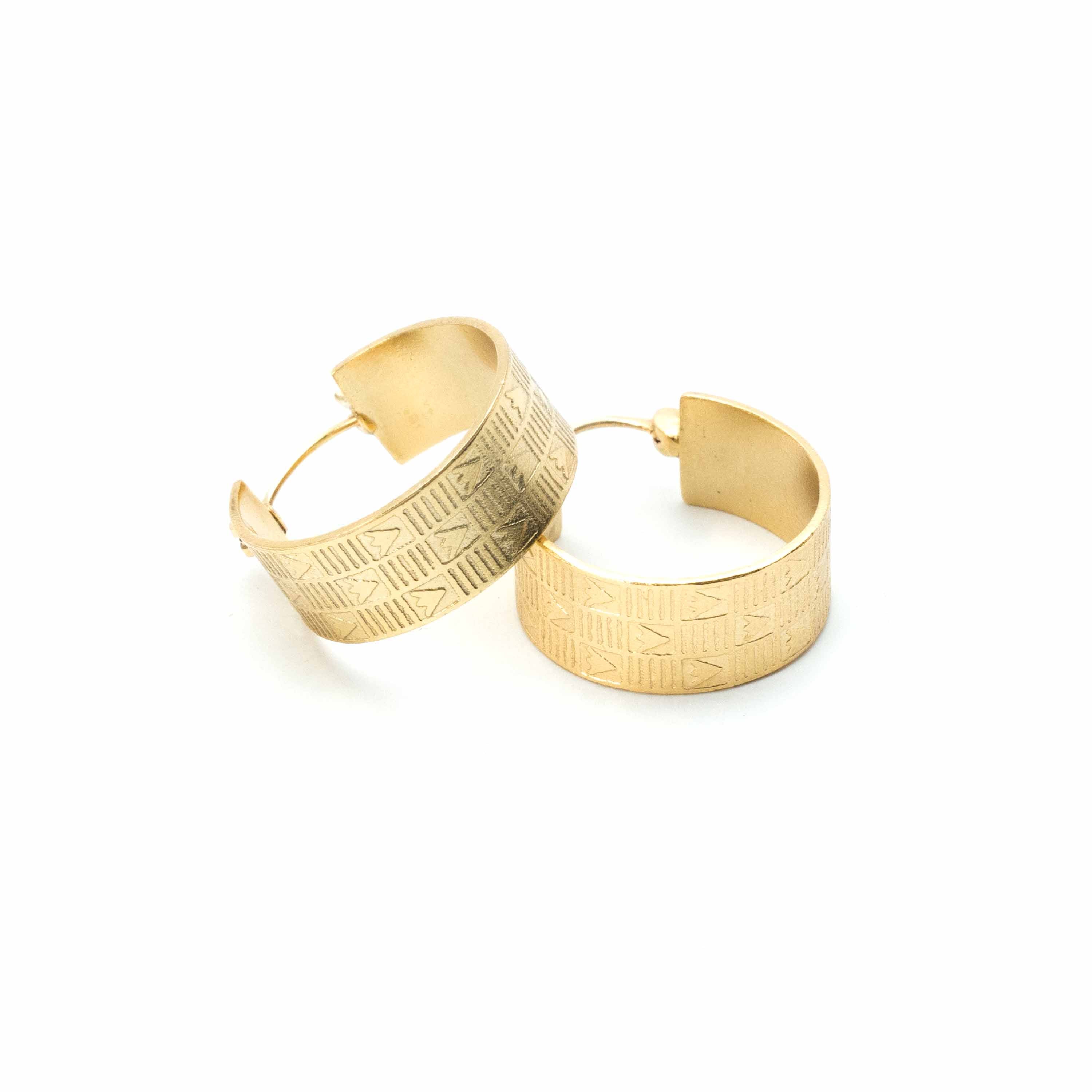 Himalayan Engrave Hoops