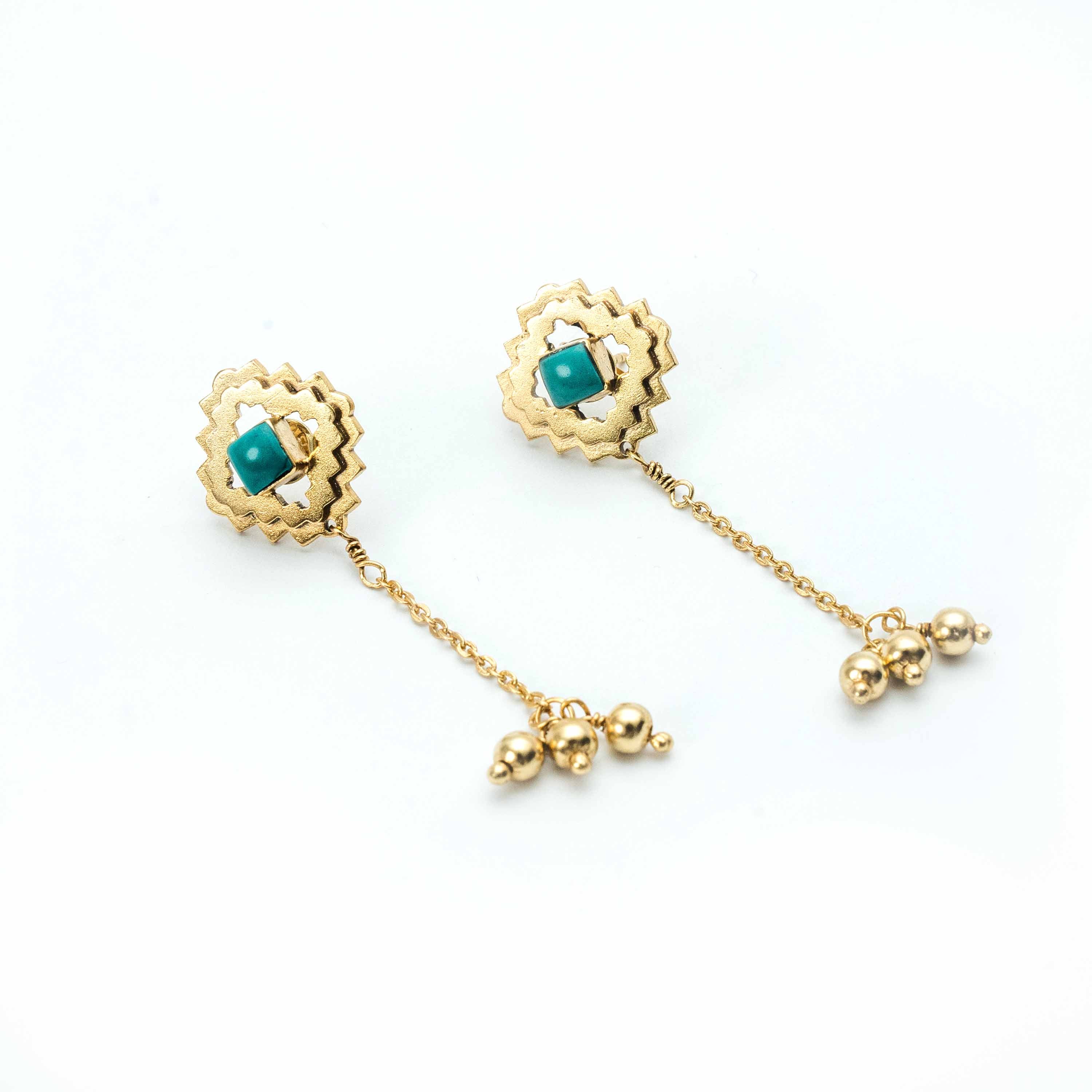 MANDALA BEAD EARRING