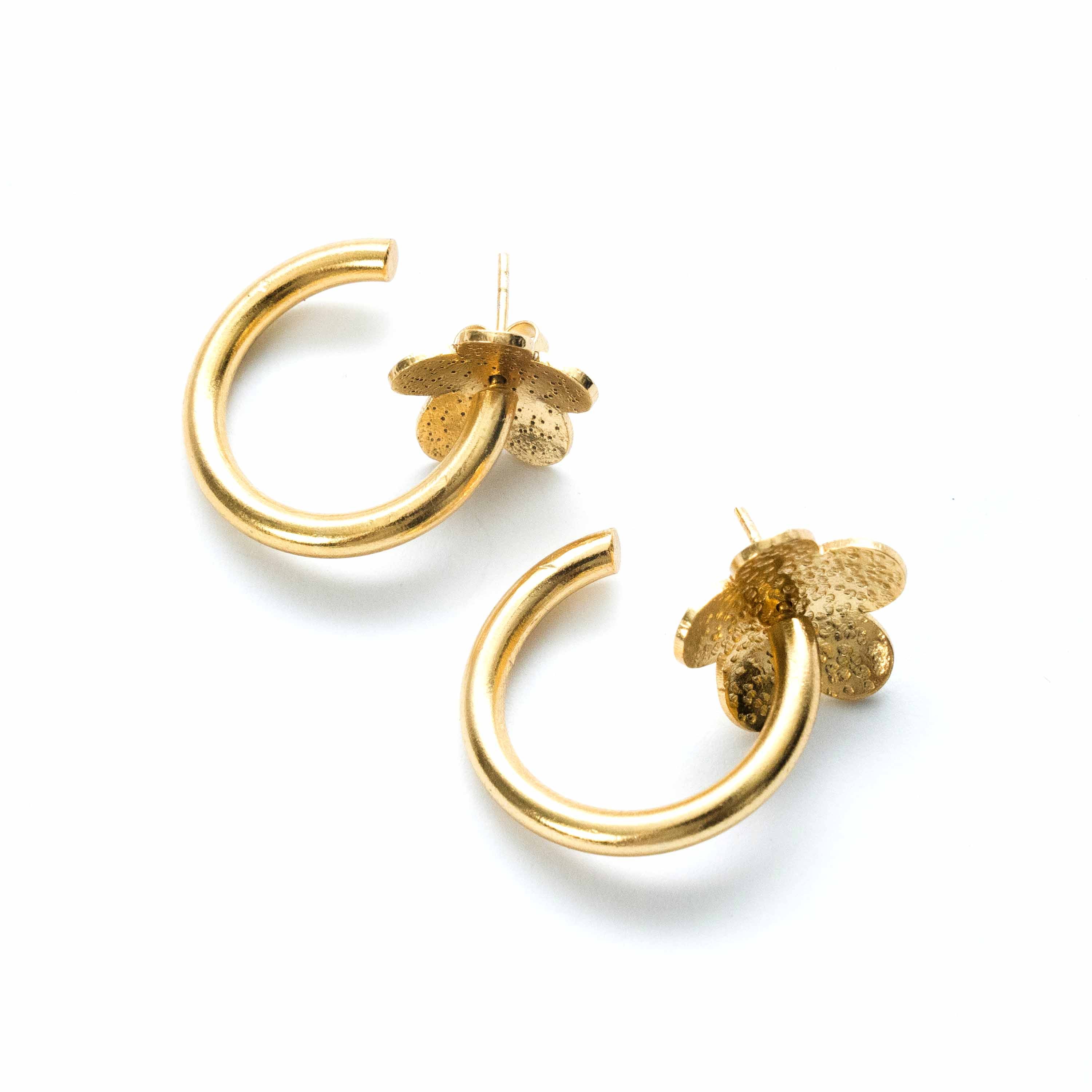 Flower Touch Hoops (Small)