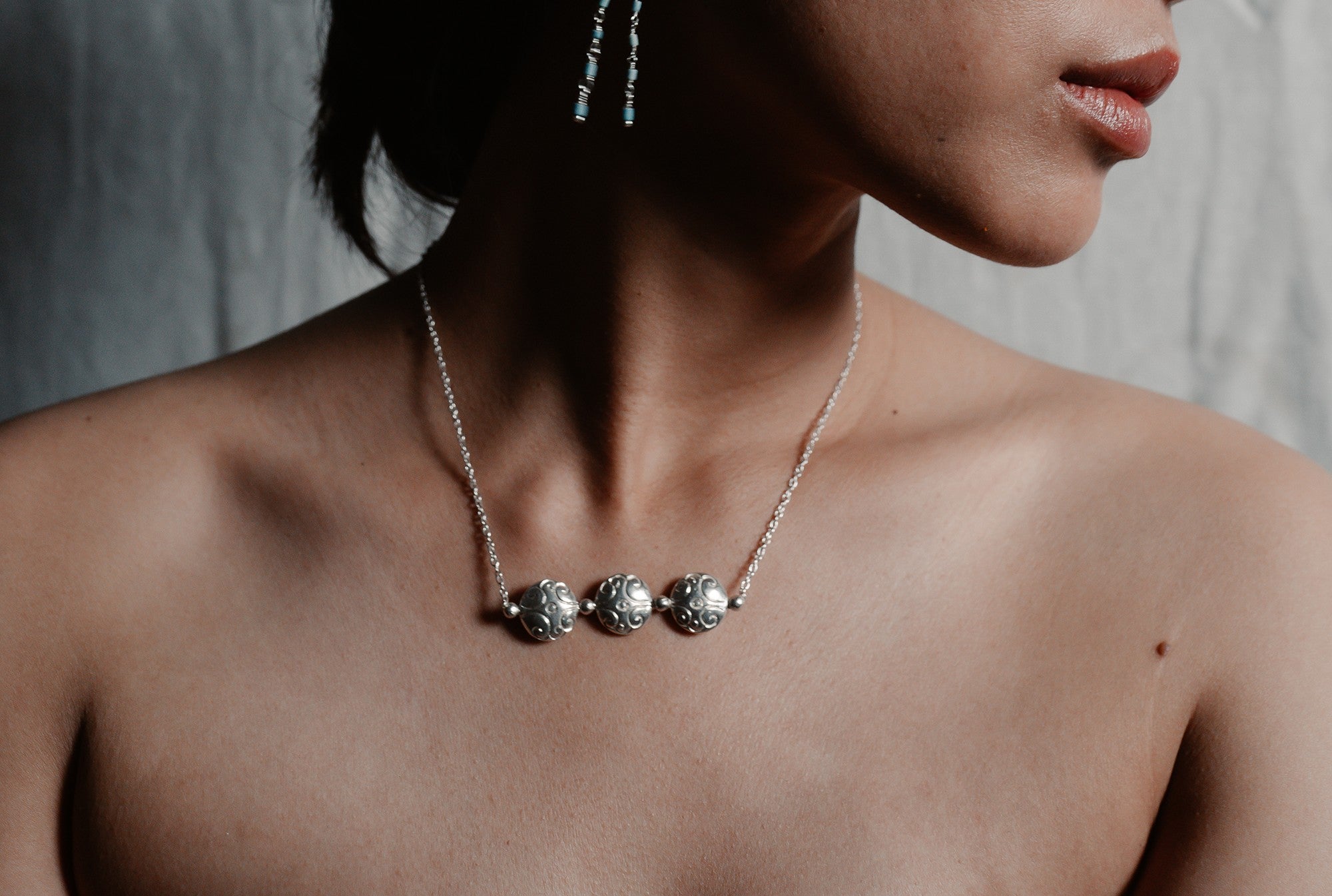 Three Amulet Necklace