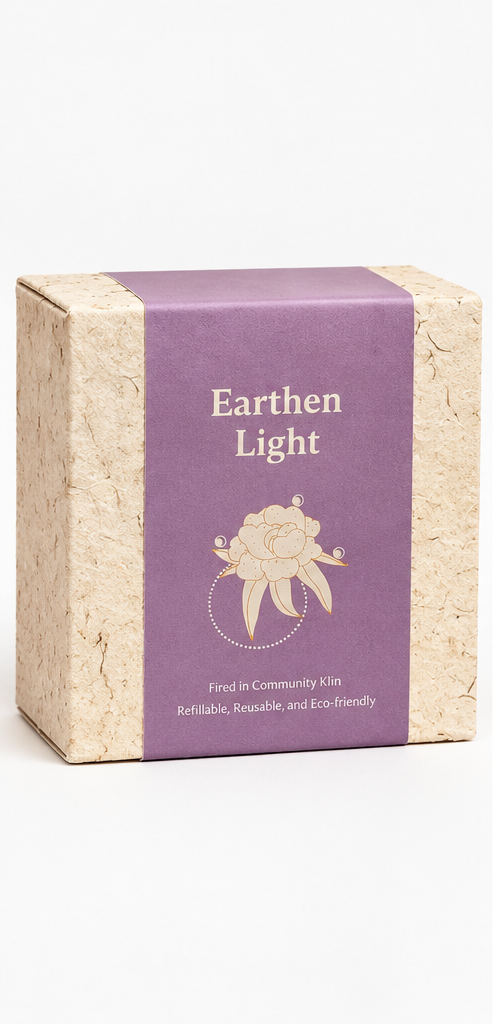 Earthen Light Candle