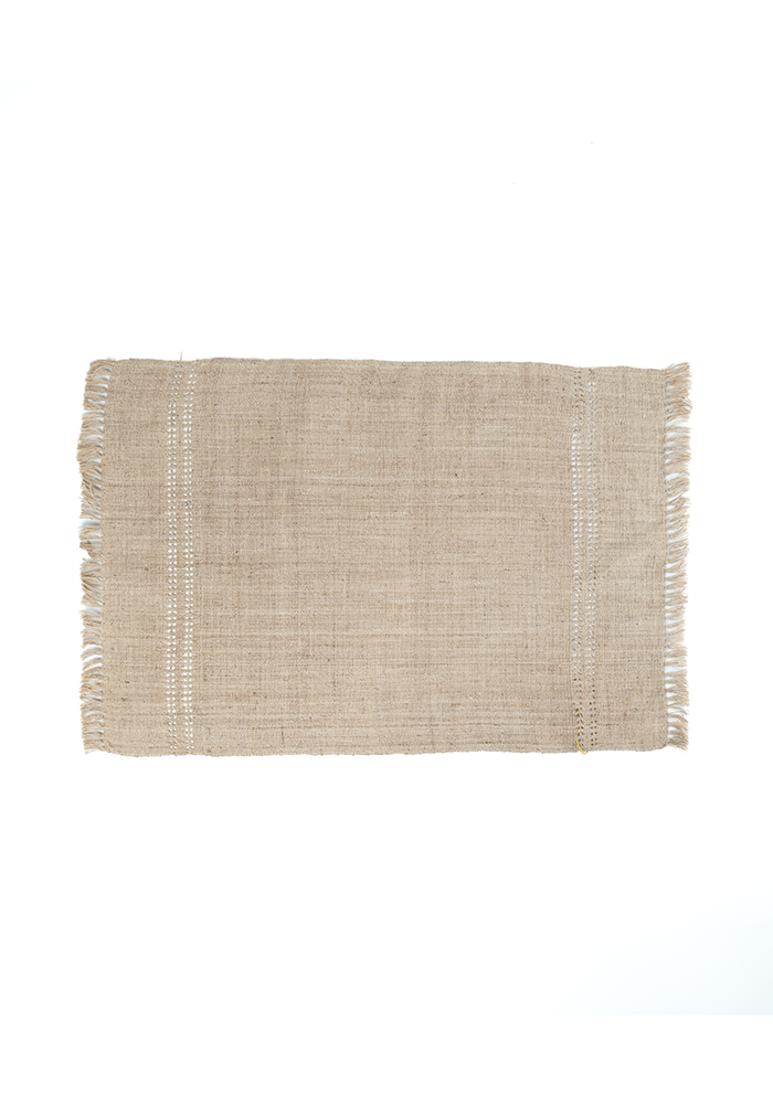 Handwoven Nettle Natural Table Mat