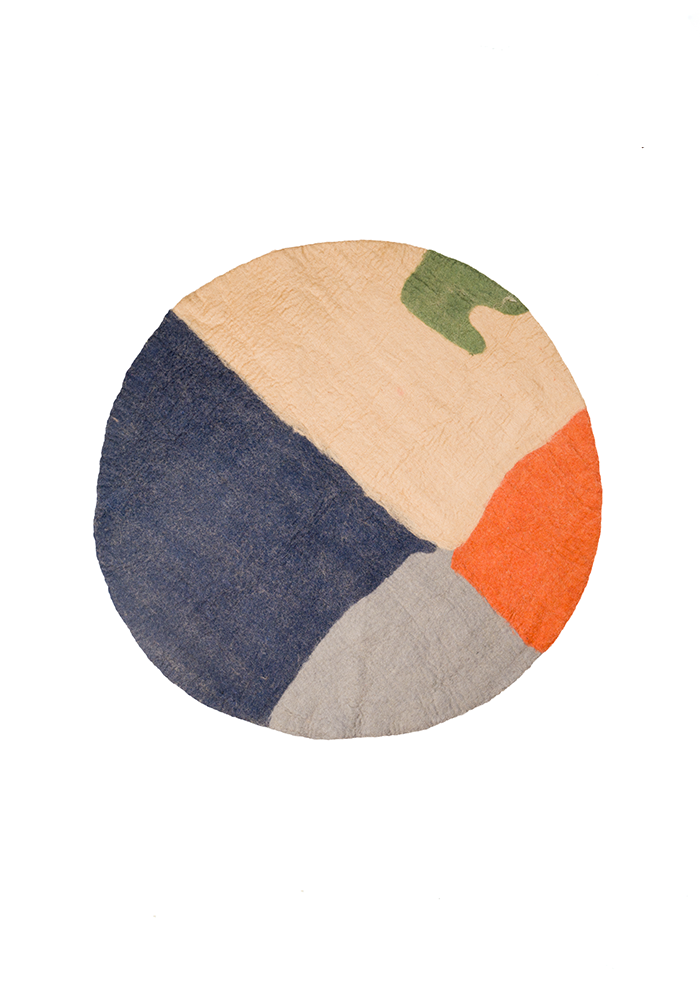 Ruhi Abstract Handmade Felt Rug