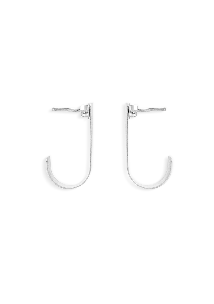 Asha Sterling Silver Hoops-SS